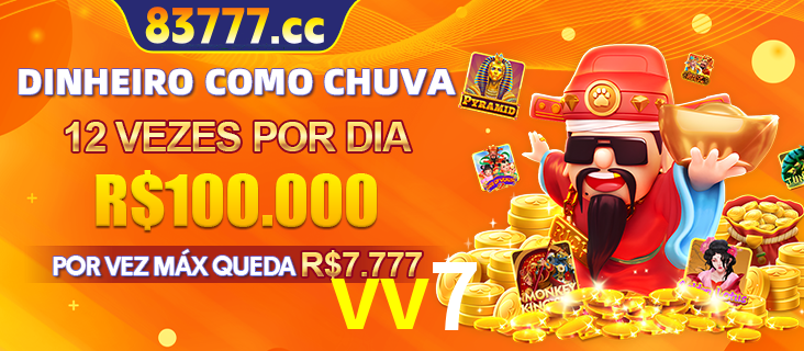 Banner do programa de recompensas Recomende para amigos do vv7, detalhando os bônus por convidar amigos, com prêmios que chegam a R$288.888.